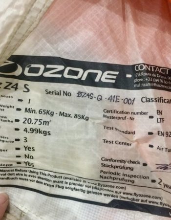 Used Wing Ozone Buzz Z4