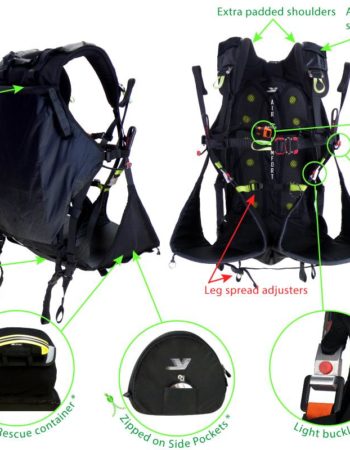 NEW! Apco Split Leg Paramotor Harness